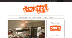 Desktop Screenshot of expeditionwhynot.com